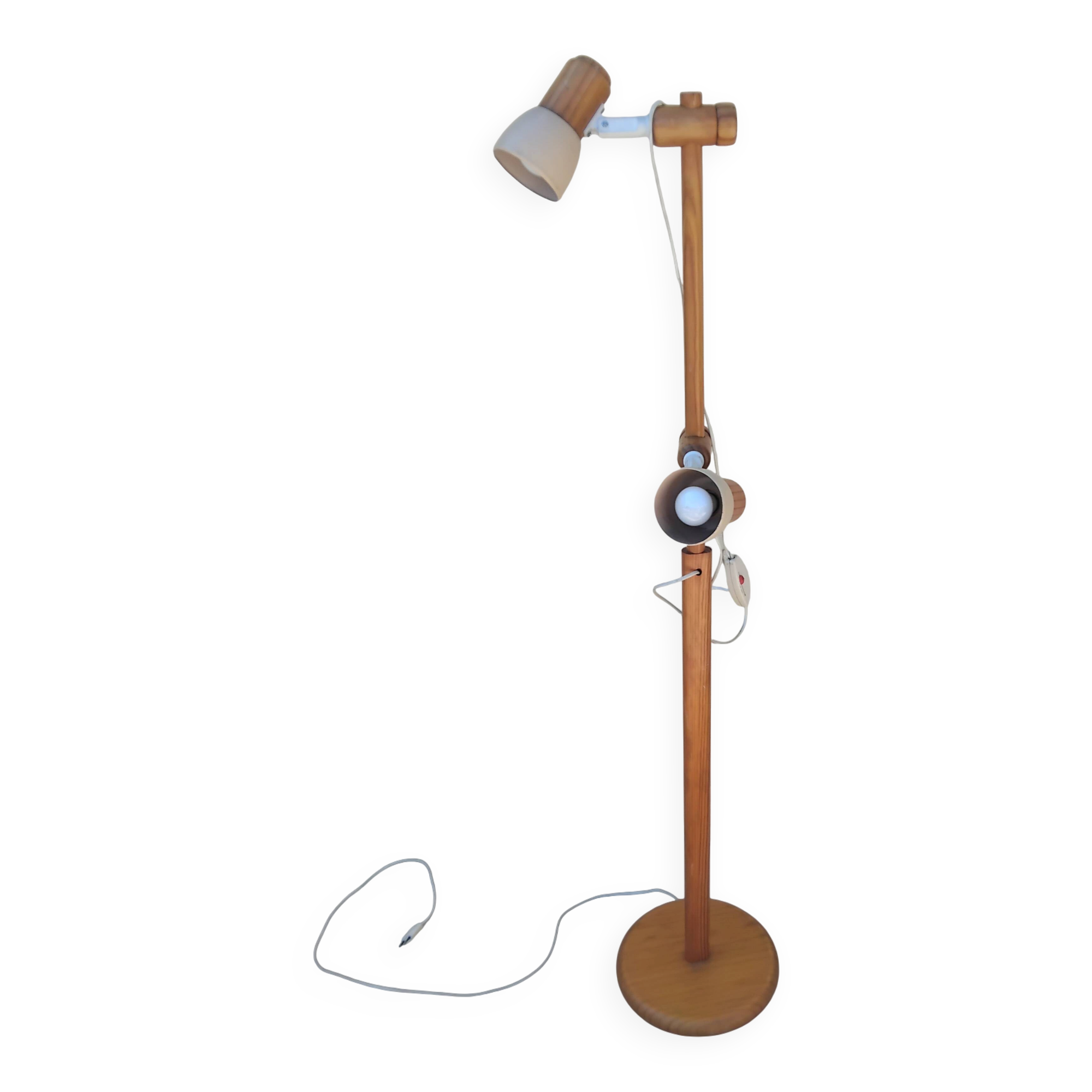 Vintage Mid-Century floor lamp from the 1970s.