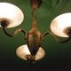 3-burner saucer chandelier of the Muller brothers Lunéville