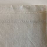 Drap en toile de lin 1960 linge de réserve 1 pers