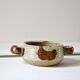 Double handle serving bowl