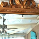 Mirror with, Louis XVI pediment