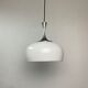 Old vintage opaline bell pendant lamp