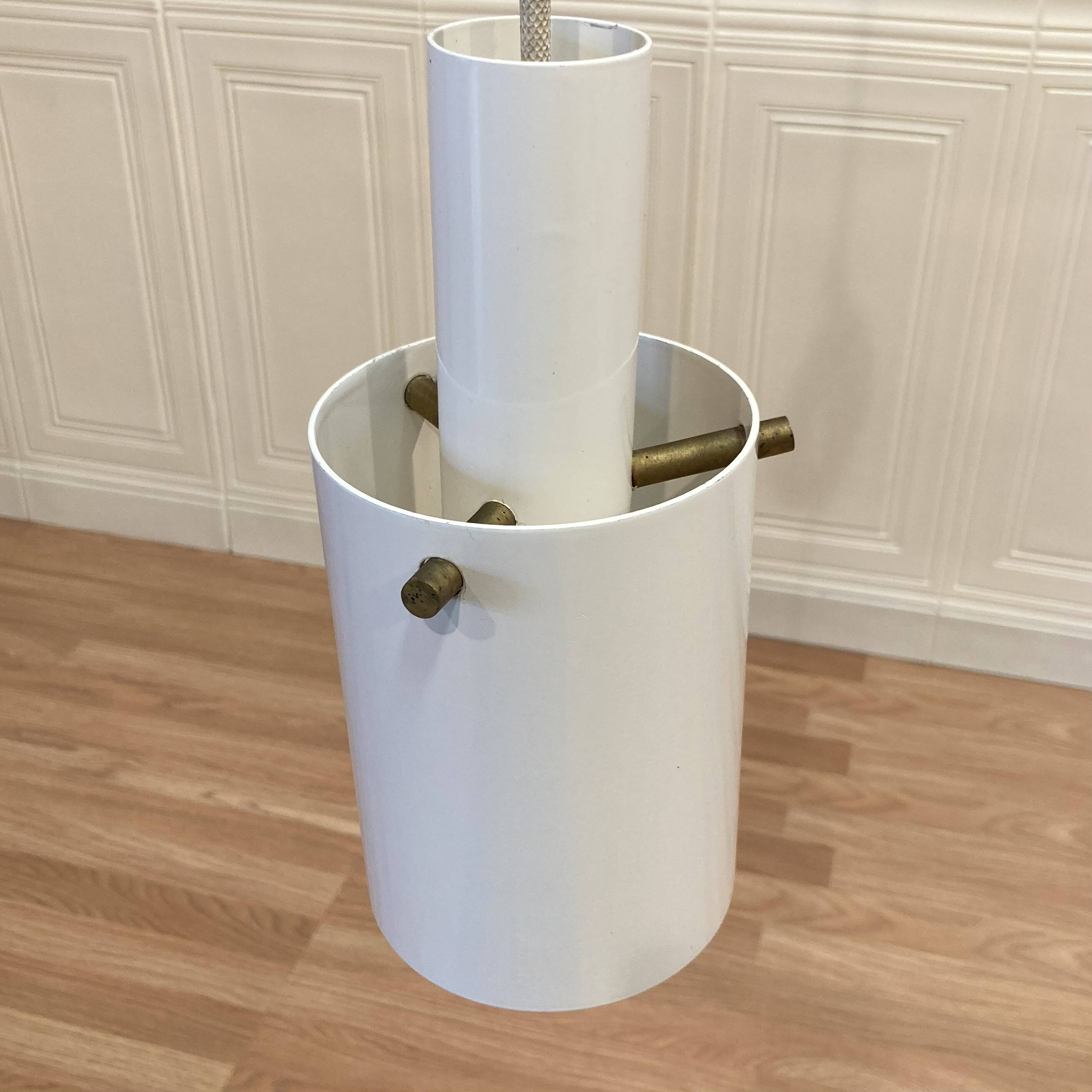 Scandinavian design metal suspension.