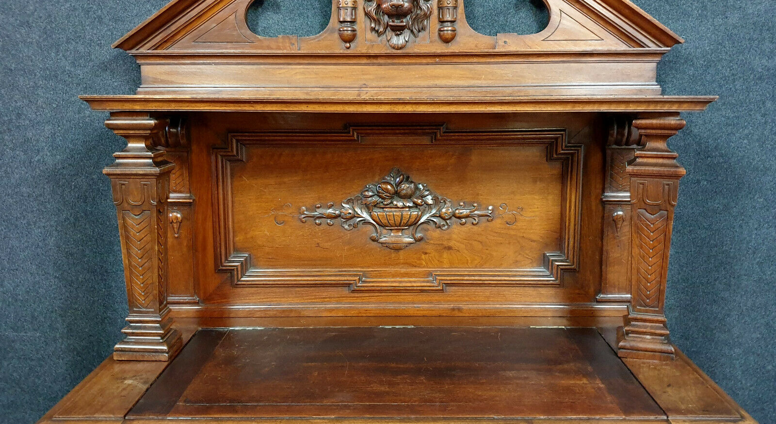 Renaissance mass walnut hunting lodge library