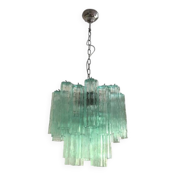 Murano Glass Sputnik Candlestick Multicolor, Mazzega Style