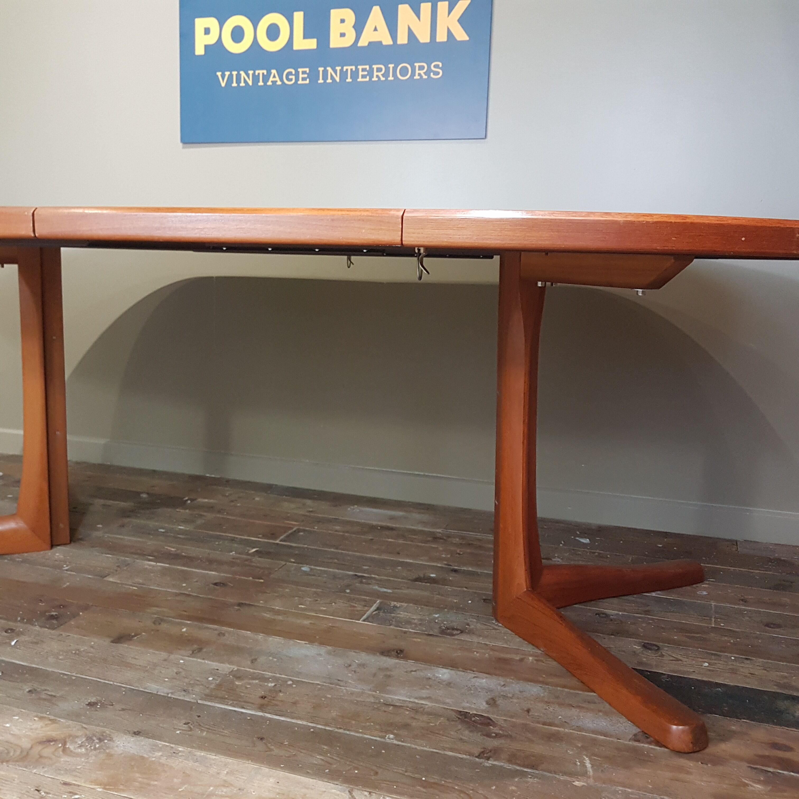 Vintage extending dining table from Mcintosh