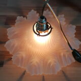 Suspension in frosted white opaline