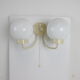 Mid-century wall lamp by instala jilove u decina, 1970’s
