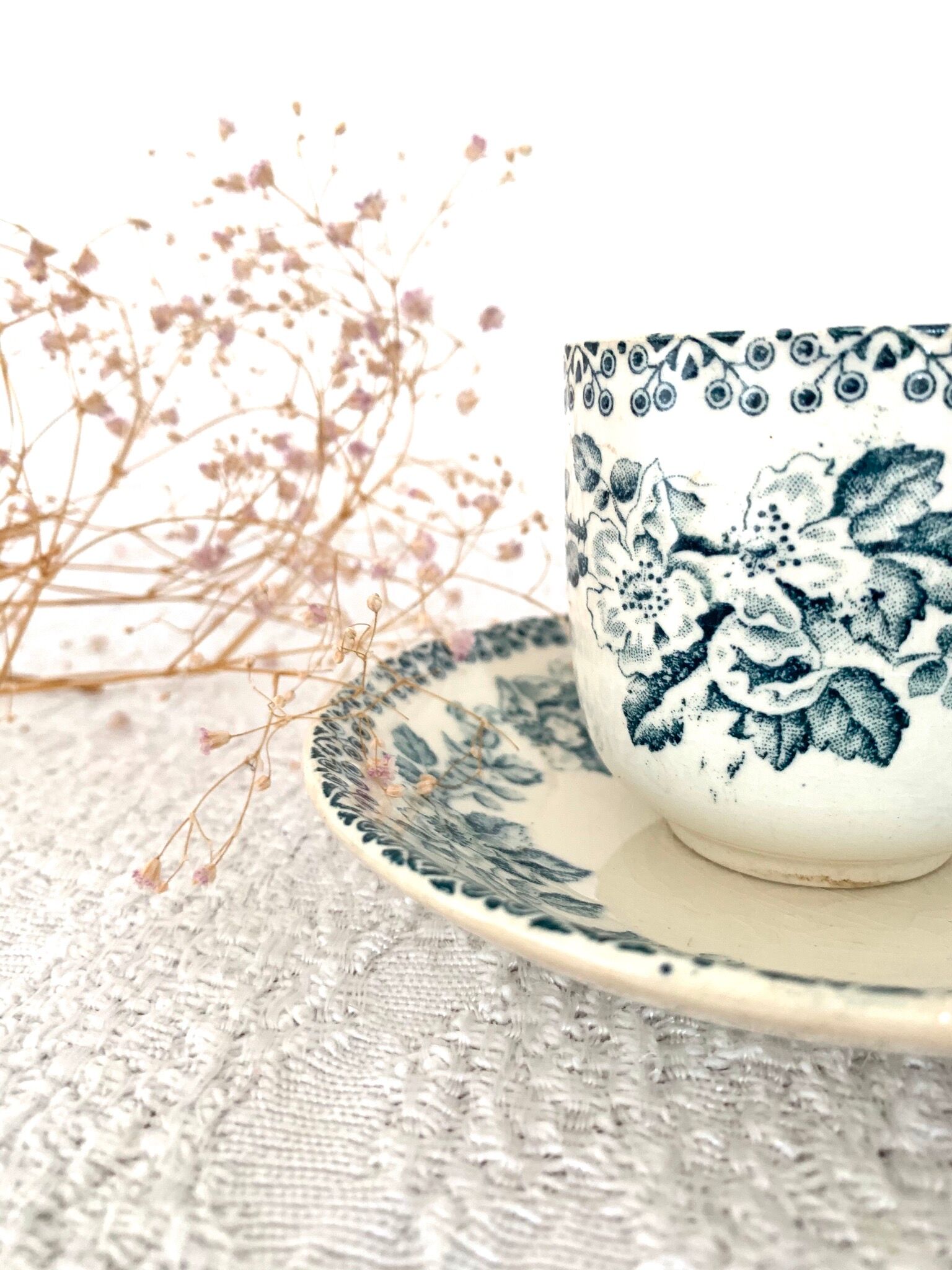 Old cup and saucer