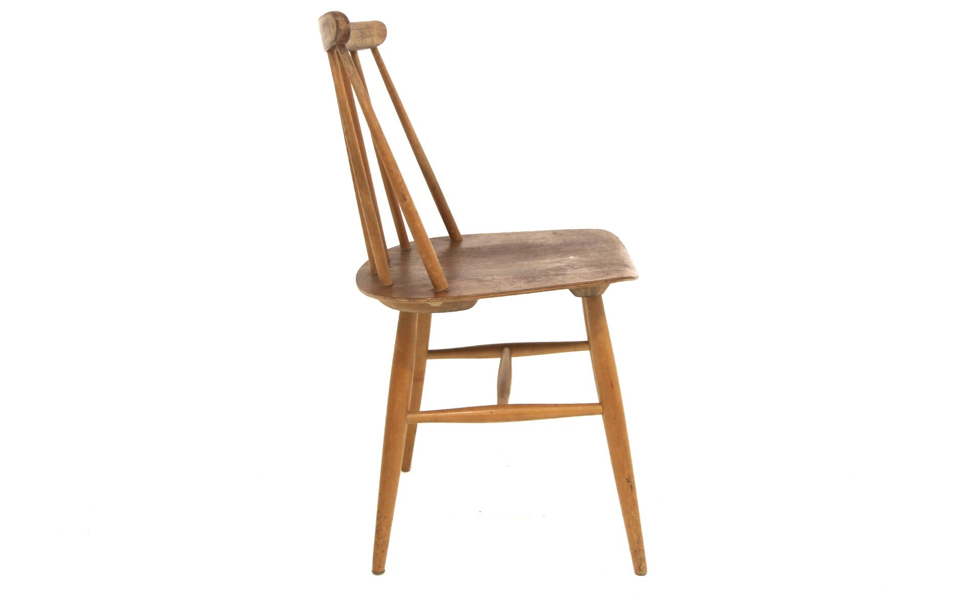 Set of 3 Scandinavian "Fanett" chairs by Ilmari Tapiovaara, Sweden, 1960