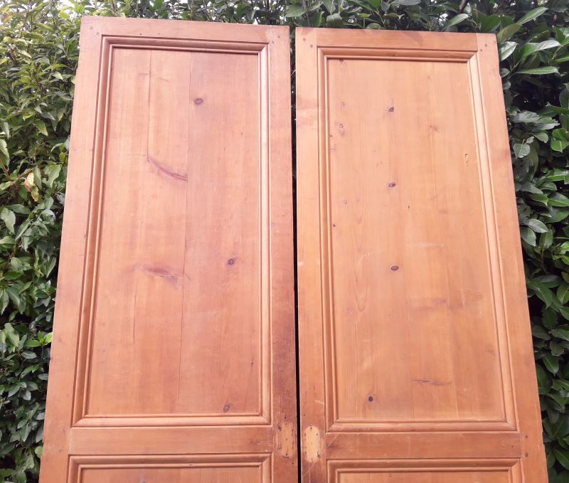 Pair of doors 248x129cm old