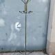 Vintage chrome coat rack