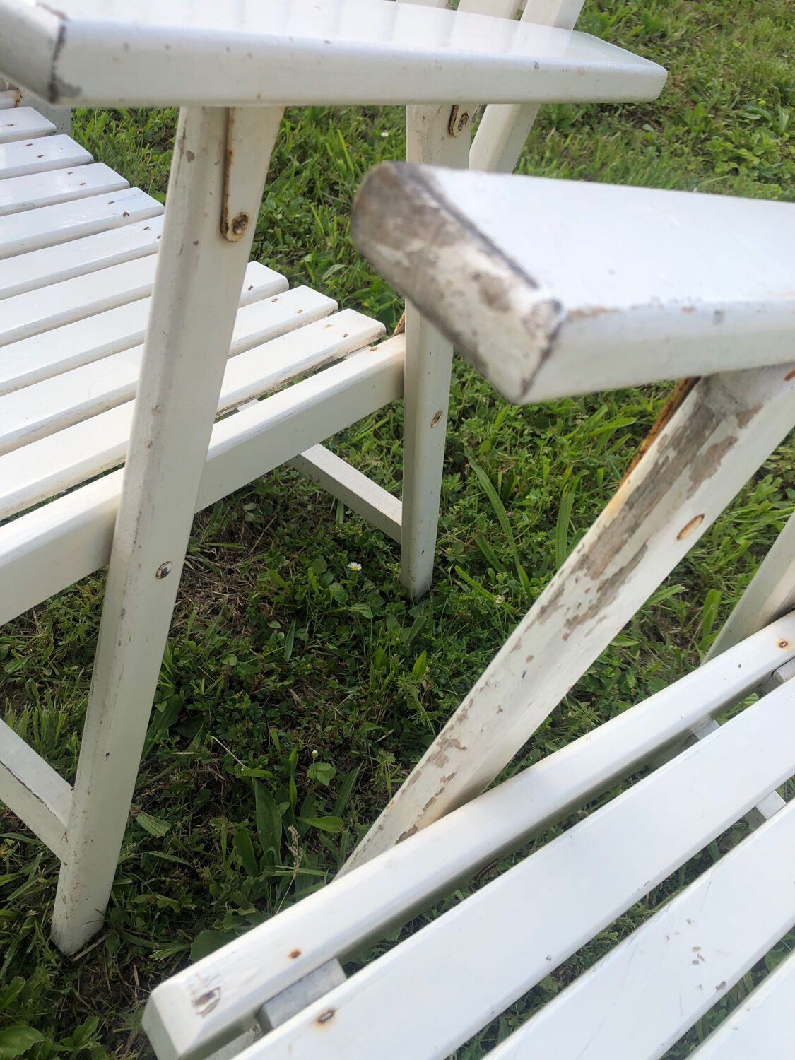 5 fauteuils de jardin 1970-1980