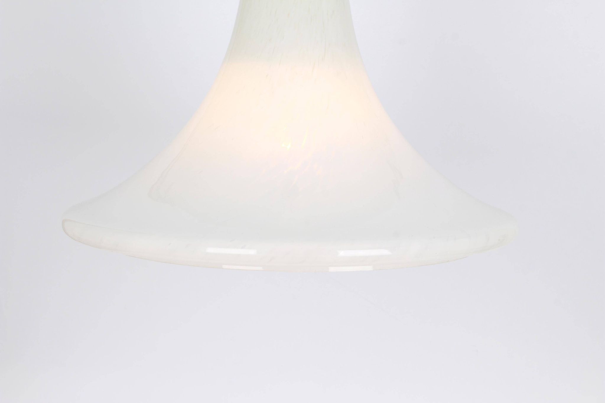 Suspension en verre opalin par Limburg, Allemagne, années 1970