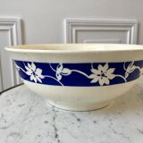 Salad bowl Badonviller blue klein 30s