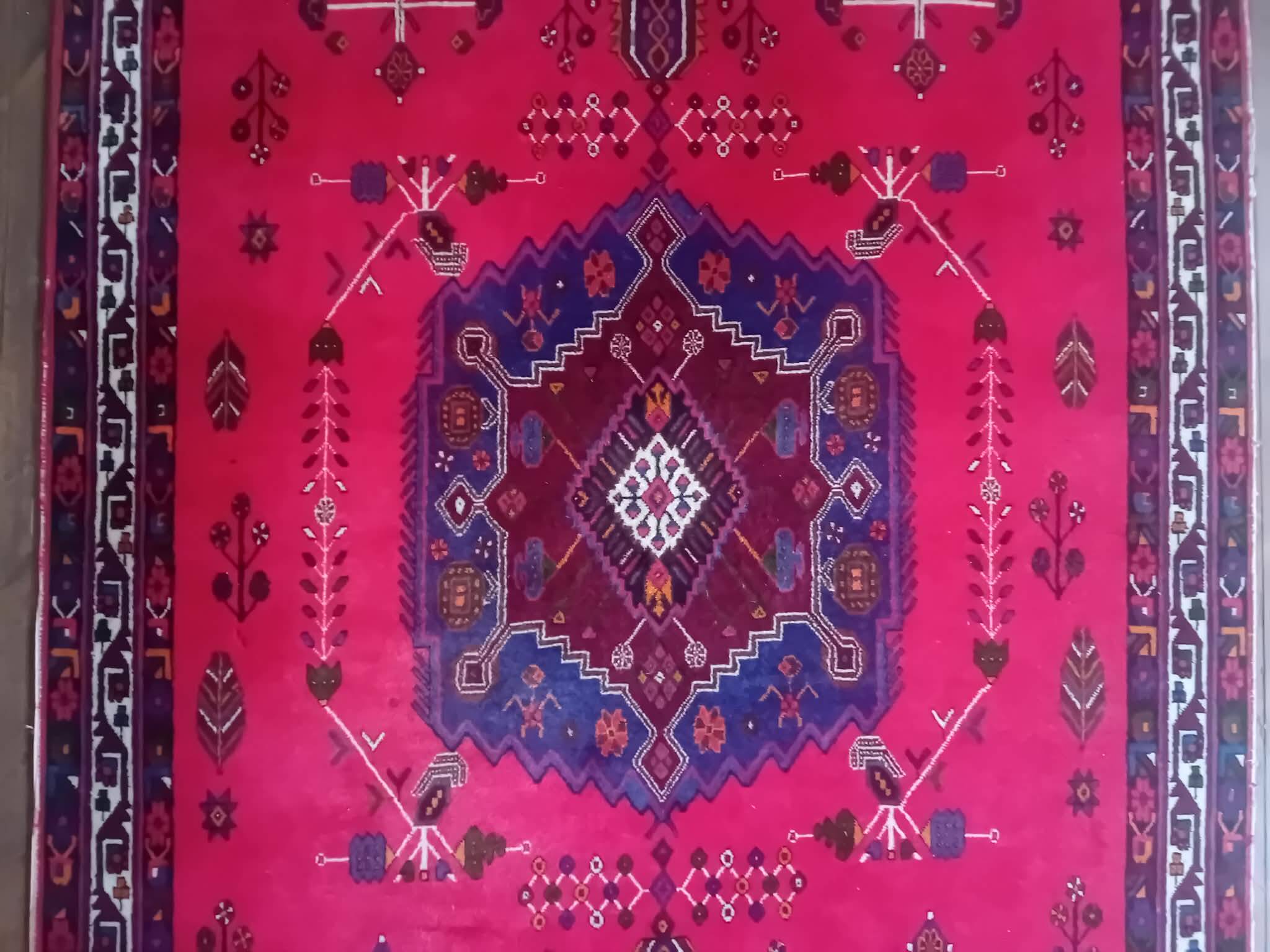 Handmade Persian Hamadan rug 237x169cm