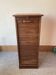 Small curtain filing cabinet.