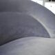 Grey velvet sofa by Guglielmo Veronesi for ISA, circa 1950.