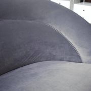 Grey velvet sofa by Guglielmo Veronesi for ISA, circa 1950.