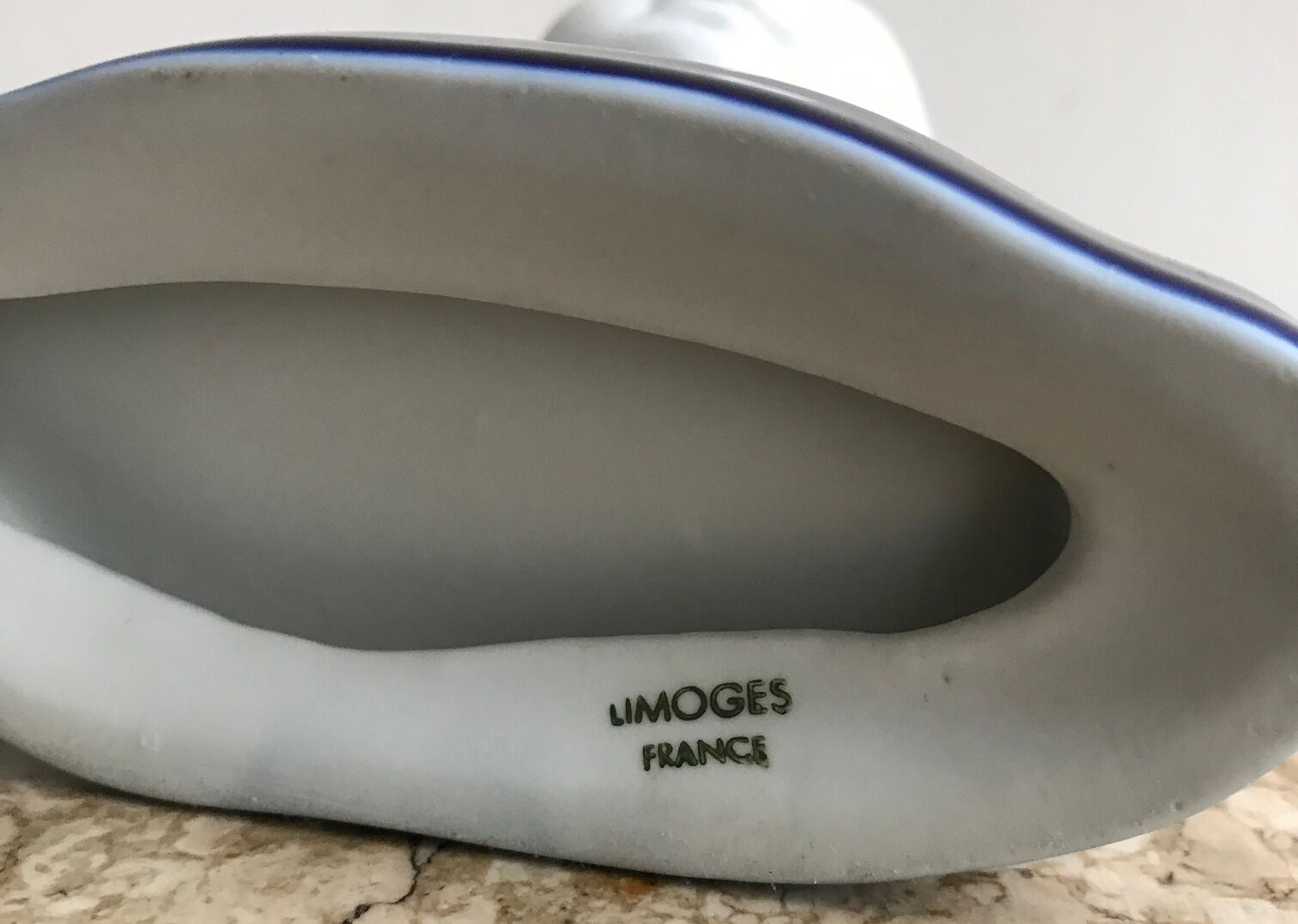 Limoges biscuit and porcelain child bust after Camille Tharaud