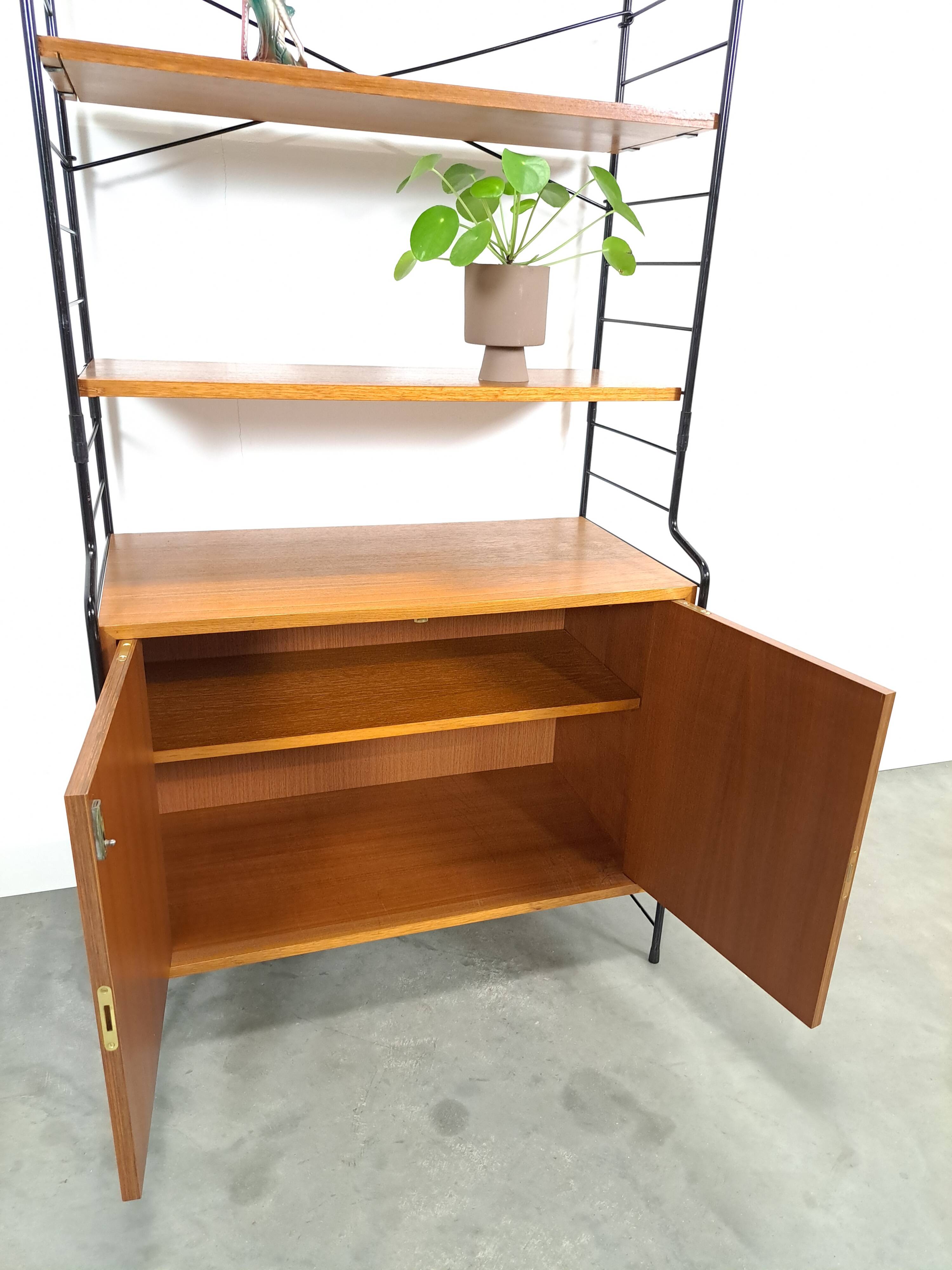 WHB teak design modulaire kast met drie planken