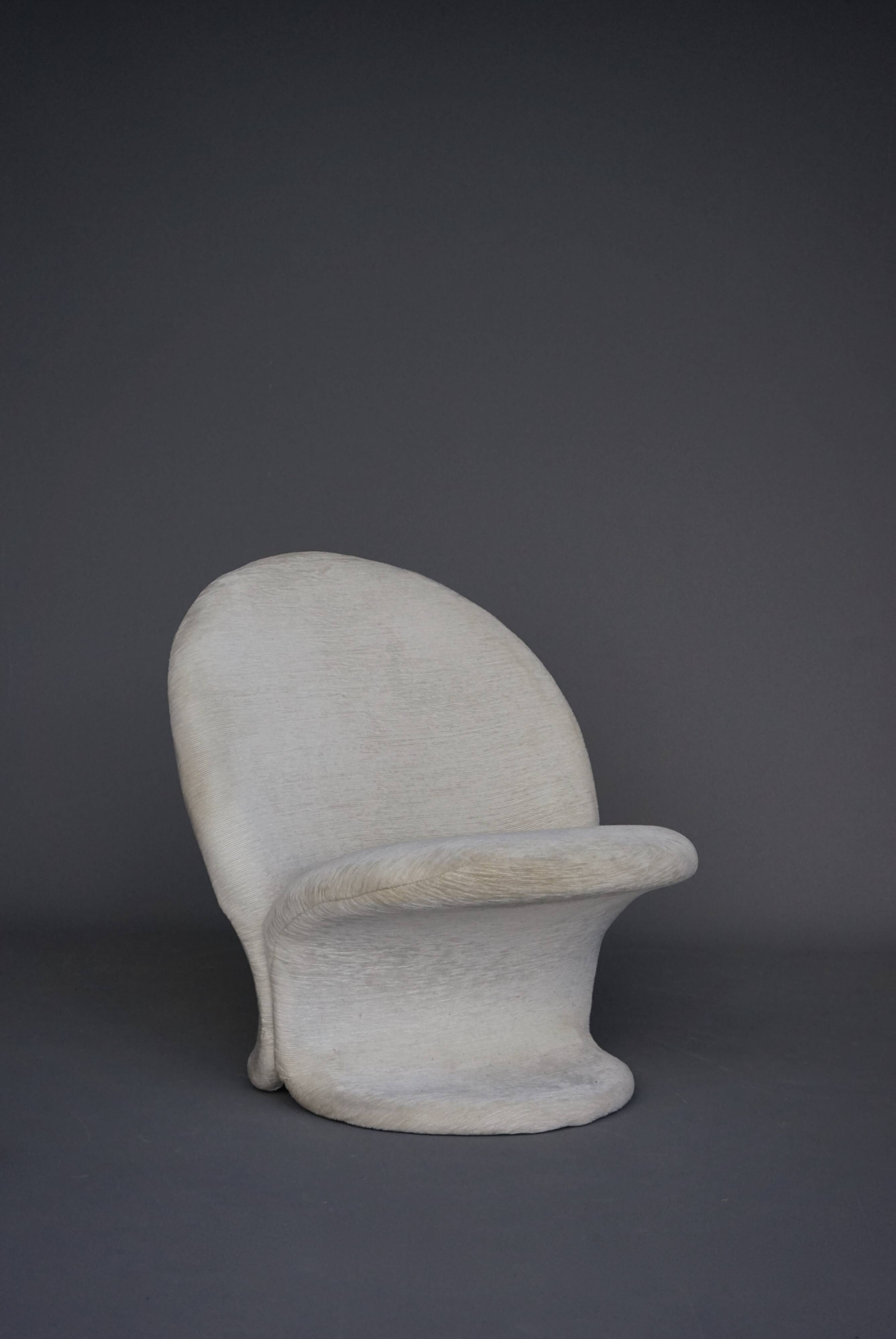 Fauteuil lounge F572 de Pierre Paulin pour Artifort. Années 1960.