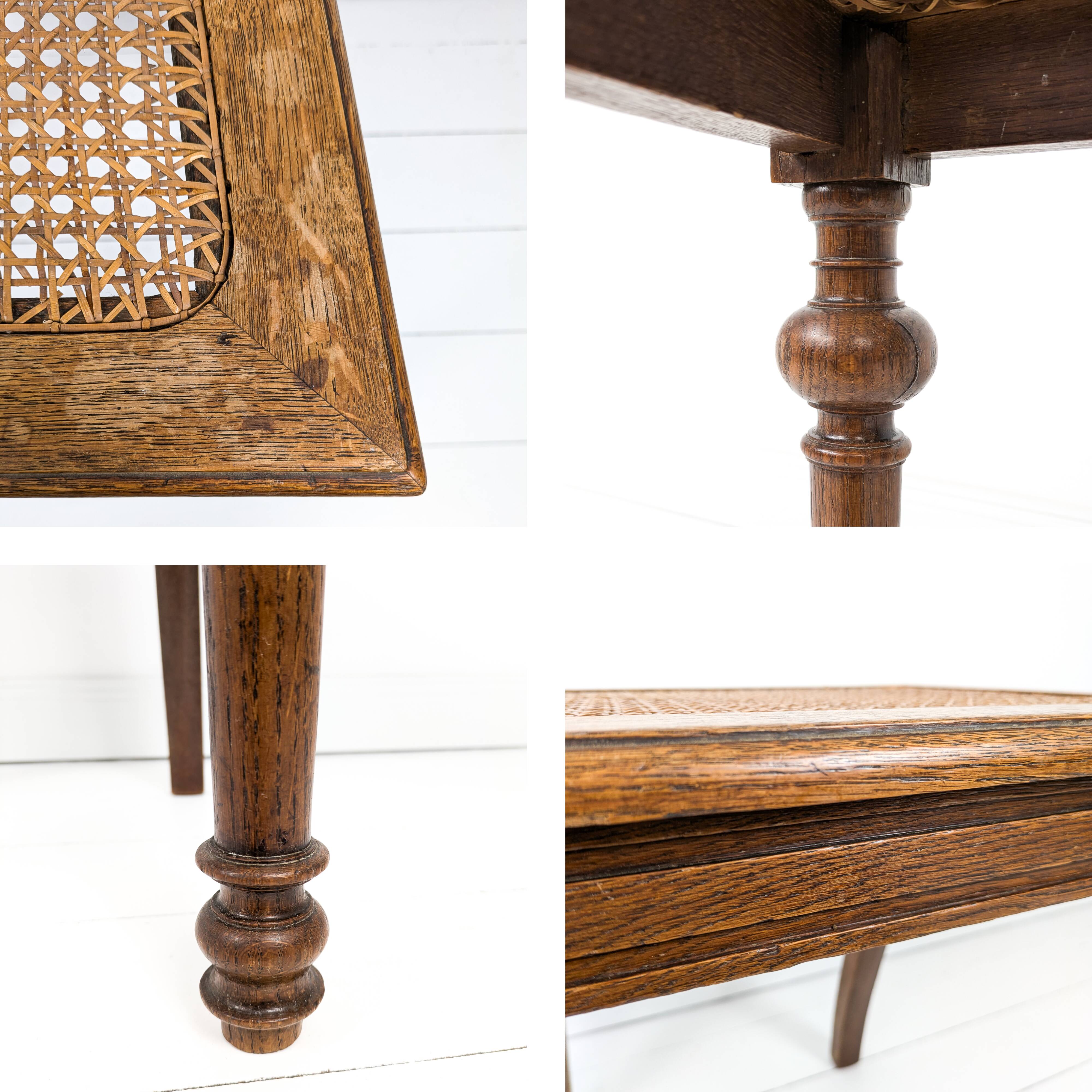 Tabouret vintage tressé viennois tourné table d'appoint vieux tabouret de piano banc de piano orneme