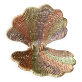 Rattan shell box