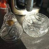 Candy-hood pear cut crystal