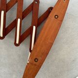 Lampe applique accordéon ou ciseaux, design scandinave des années 60