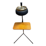 Metal tripod push ashtray