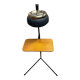 Metal tripod push ashtray