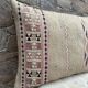 Vintage Berber Kilim cushion cover: Moroccan wool cushion