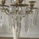 19th century marble, brass and tassel chandelier