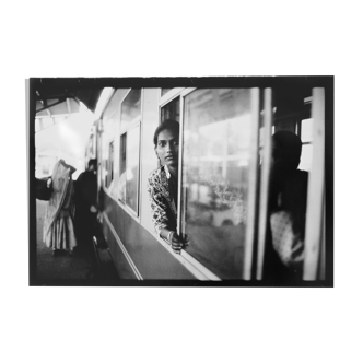 Black and white silver print photo by Marc Lafond with frame. Single print Print made by S