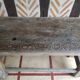 Old workbench of carpenter raw wood