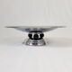 Cut with chrome brass fruit Art Deco Modernist Bauhaus