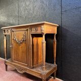 Oak serving trolley