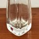 Vintage glass vase by Nils Landberg for Orrefors 1960s