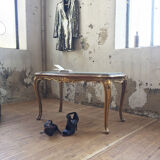 Louis XV marble coffee table