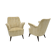 Pair of Nino Zoncada Mid-century Modern Chenille Velvet by Cassina Armchair