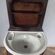 Washbasin cabinet Italy 19th century ceramic Ginori Tuscany Napoleon III
