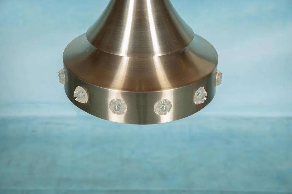 Danish space age suspension design, vintage pendant from the sixties.