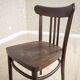 Set of Vintage Brown Beech Chairs, 1950s