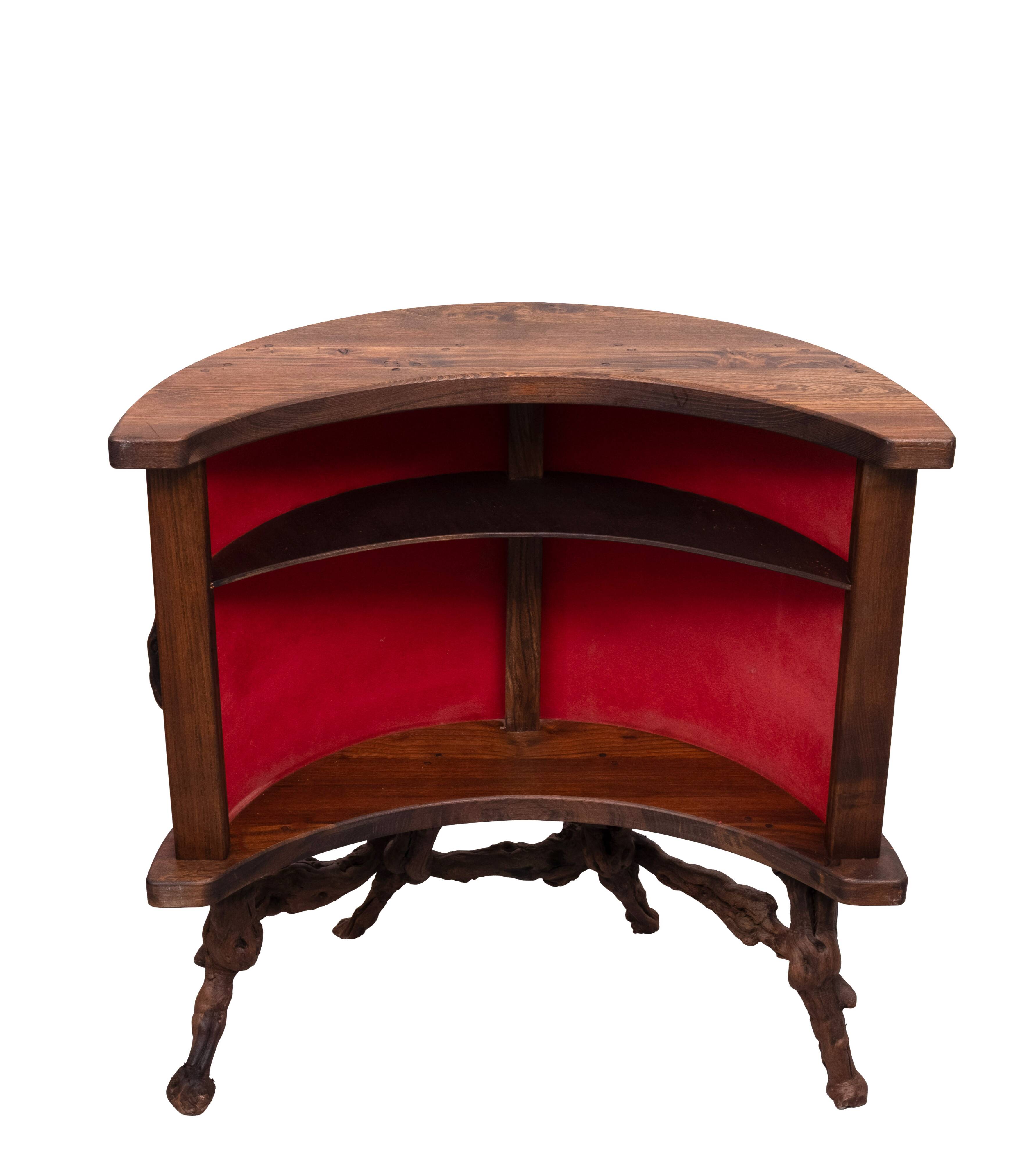 Dry Bar French Vinery Bar and Stool Set, 1960s, Set of 4