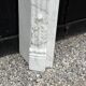 Louis XV style fireplace in Carrara marble, circa 1980.