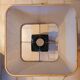Old vintage design ceramic lamp from the 70s CARI ZALLONI for Steuler