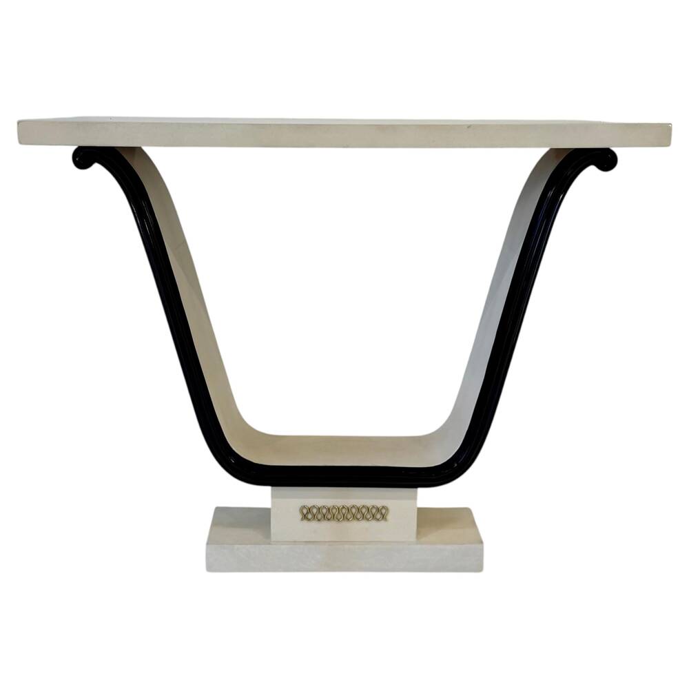 Elegant Italian Art Deco Console from the late 1940s, attributed to Osvaldo Borsani