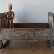 Old, antique cradle.