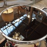 Chrome nesting coffee table